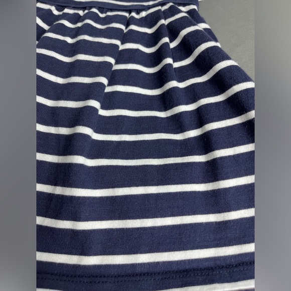 BOUT'CHOU Baby dress white and blue stripe size 6M - Picture 4 of 6